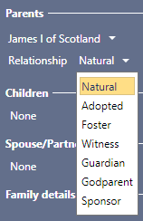 New spouse statuses
