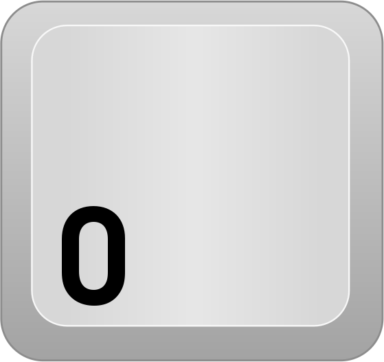 the zero key