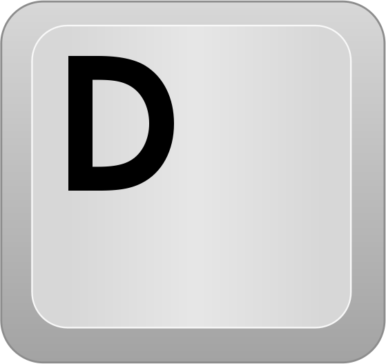 the D key