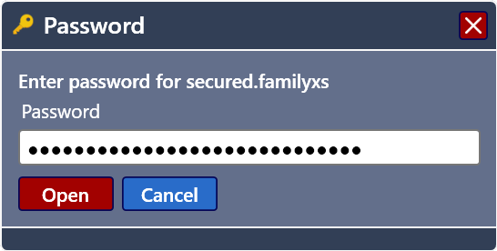 Password prompt
