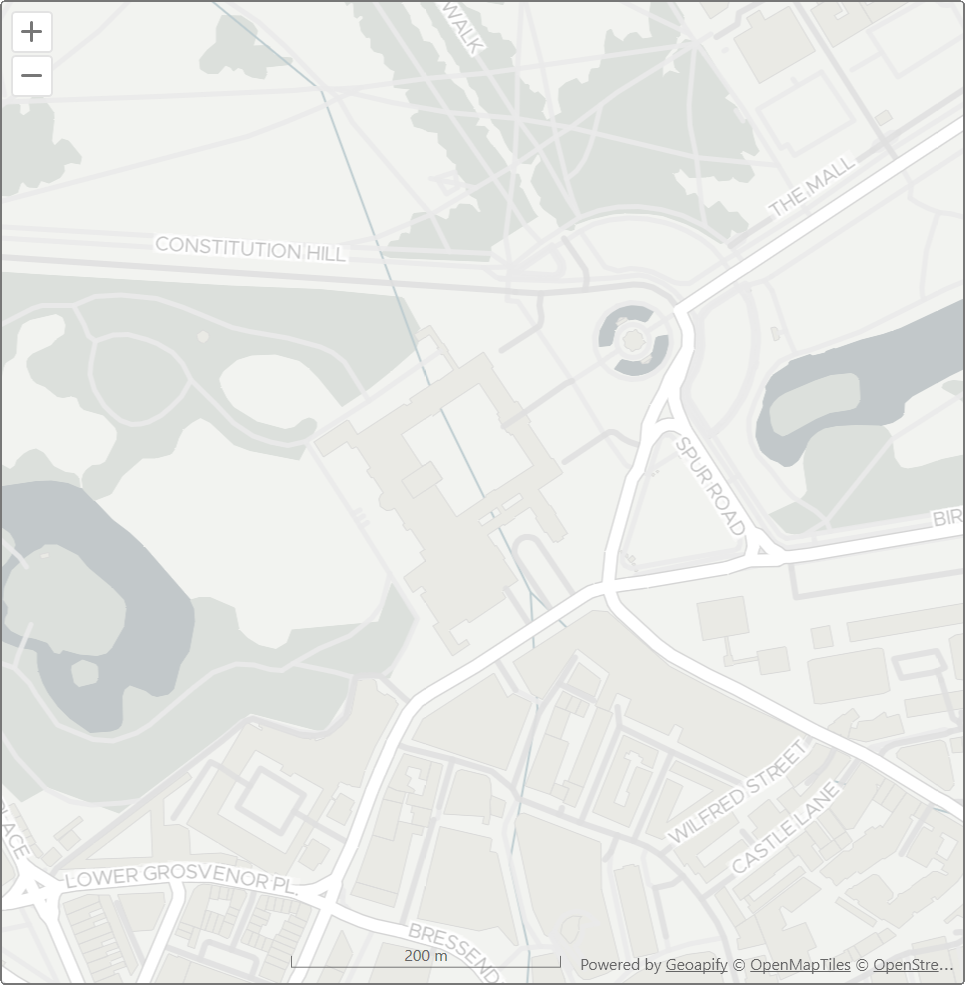 The interactive map viewer